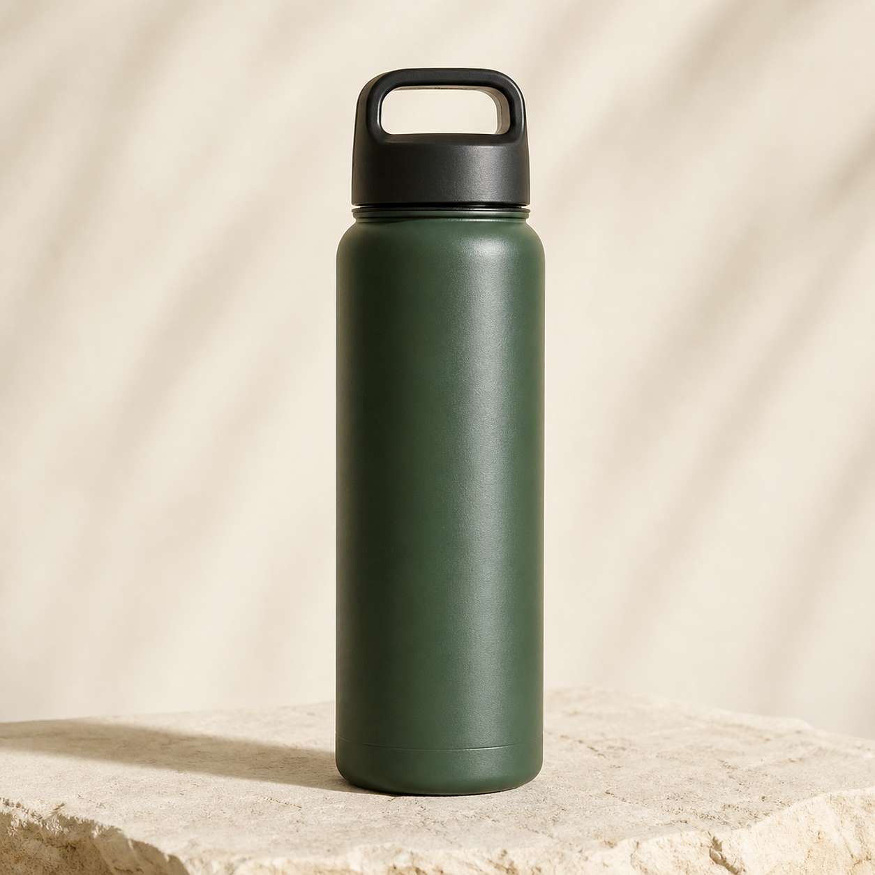 Northvale insulated bottle in forest green